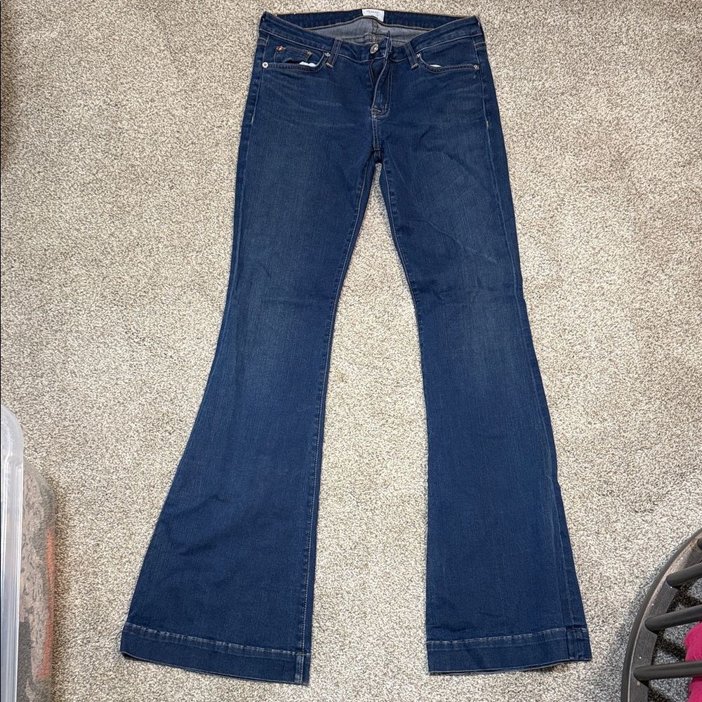 Hudson Jeans Dark Blue Flare Pants